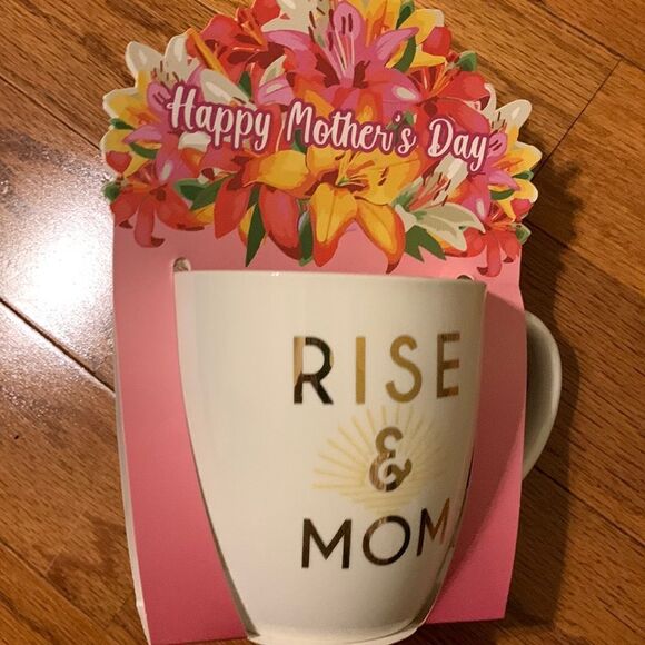 Modern Expressions Mother’s Day large mug, “Rise & Mom”. 18.3 fl oz - Picture 2 of 7